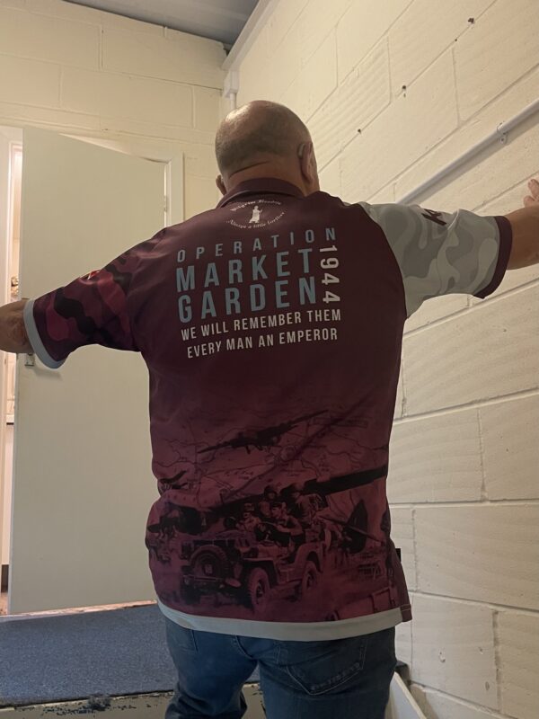 Premium Maroon Polo Shirt: Operation Market Garden - Image 2